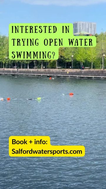 Looking to get into open water swimming? The intro is the place for everyone to start. We’ll work on the essential skills to help you be safe and enjoy the open water. Swimmers must be comfortable swimming a minimum of 200m on their front out of their depth. It might be that you’ve walked past or seen Dock 8 from the tram when a swim is on and are curious? Want to challenge yourself and try something new? Do you have a triathlon or open water swim coming up and haven’t been in open water yet as part of your training? Have your friends been telling you how good it is? Or maybe it’s another reason you’re interested in giving it a go. To book and for more info plus all the activities # going on at Salford Watersports Centre see salfordwatersports.com #openwaterswimming #openwatercoaching #salfordquays #mediacityuk